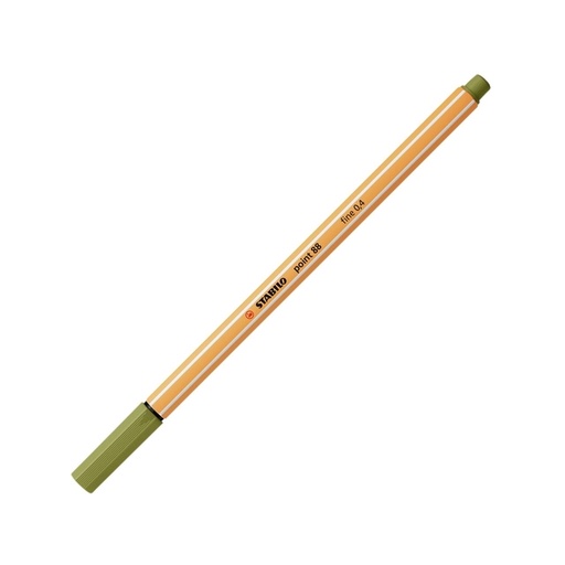 [1400819] Fineliner STABILO point 88/37 fijn moddergroen