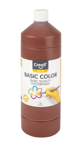 [1401521] Plakkaatverf Creall basic donkerbruin 1000ml