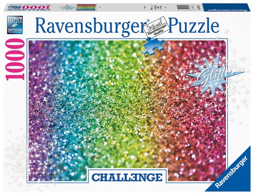 [1402184] Puzzel Ravensburger Glitter challenge 1000 stukjes