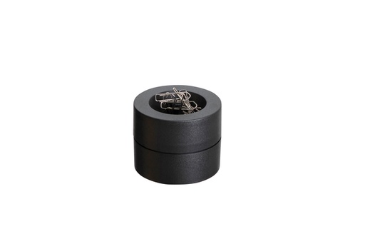 [315021] Papercliphouder MAUL Pro magentisch Ø73mmx60mm zwart