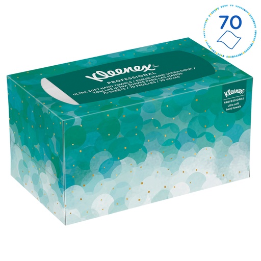 [1403510] Handdoek Kleenex Ultra Pop-up Box 1-laags 226x254mm 70 vel wit 11268
