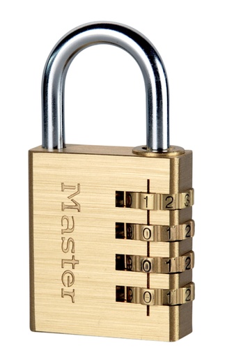 [1403560] Hangslot MasterLock combinatieslot messing 40mm
