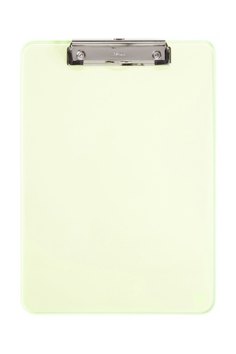 [316077] Klembord MAUL A4 staand transparant PS neon geel