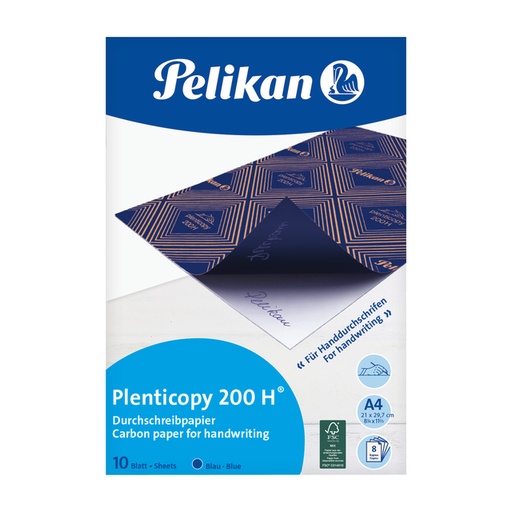 [1403836] Carbon Handschrift Pelikan A4 200H 10v blauw