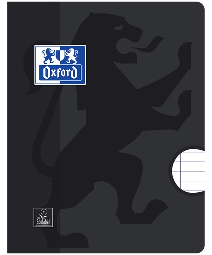 [011494] Schrift Oxford School A5 lijn 72 pagina's 80gr zwart