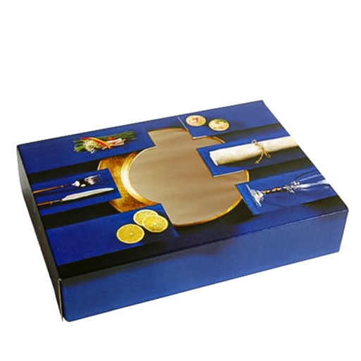 [1404005] Cateringdoos IEZZY 35.7x24.7x8cm blauw 10 stuks