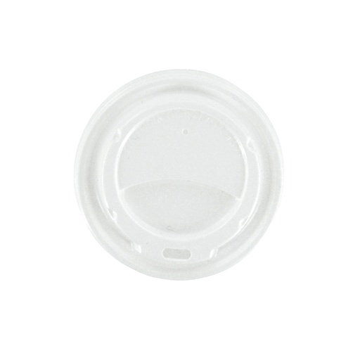 [1404029] Bekerdeksel IEZZY Ø80mm met drinkgat 100 stuks wit
