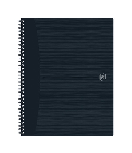 [1404266] Spiraalblok Oxford Origin A4+ lijn 140 pagina's 80gr zwart