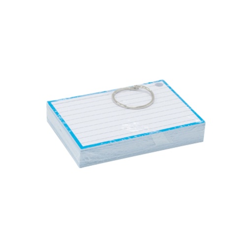 [1404614] Flashcards A7 Blauw incl. clipring