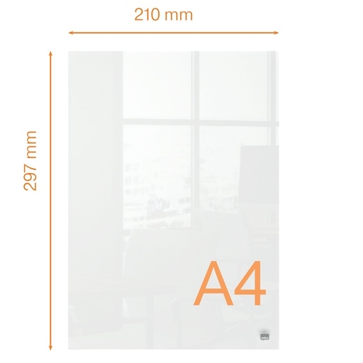 [1405270] Notitiebord Nobo transparant acryl A4