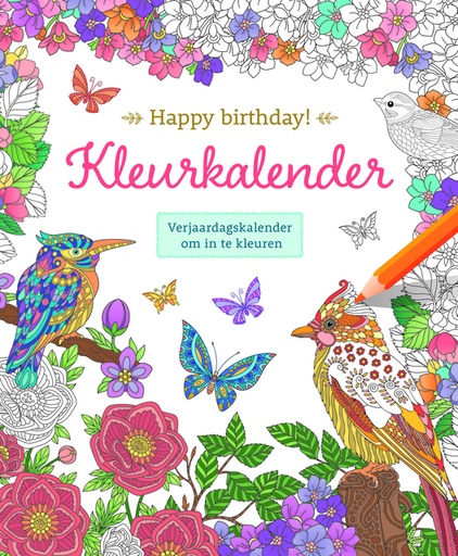 [1406103] Kleurkalender Deltas Happy birthday