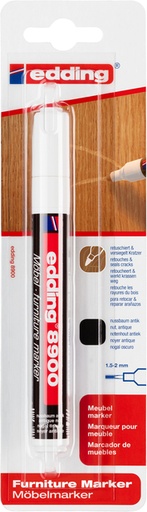 [1406151] Viltstift edding 8900 meubel rond 1.5-2mm antiek notenhout blister à 1 stuk