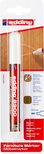 [1406155] Viltstift edding 8900 meubel rond 1.5-2mm licht notenhout blister à 1 stuk
