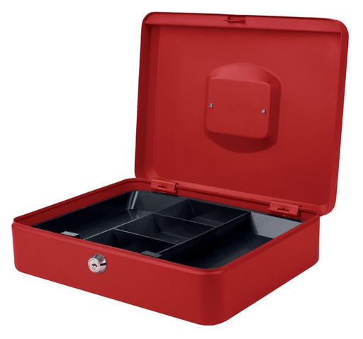 [326402] Geldkist Pavo 300x240x90mm rood