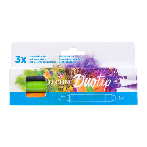 [1407220] Duotip Talens Ecoline set à 3 stuks secundair