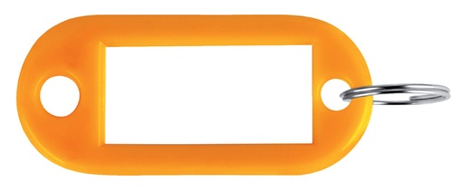 [327953] Sleutellabel Pavo kunststof oranje 100 stuks