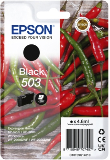 [1407644] Inktcartridge Epson 503 T09Q14 zwart