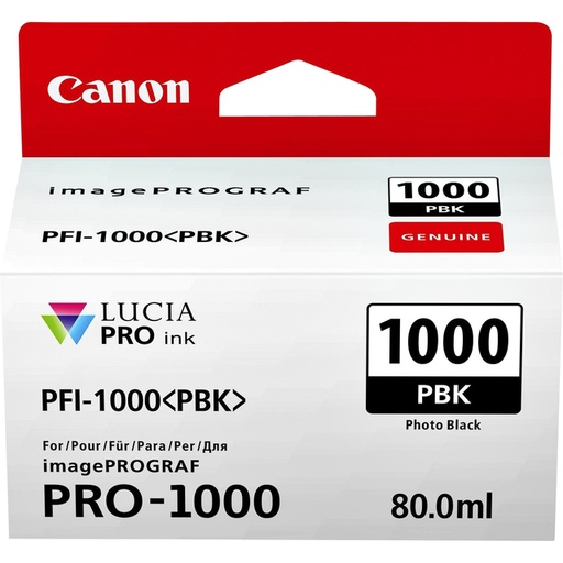 [1418926] Inktcartridge Canon PFI-1000 foto zwart