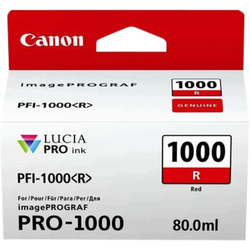 [1418961] Inktcartridge Canon PFI-1000 rood