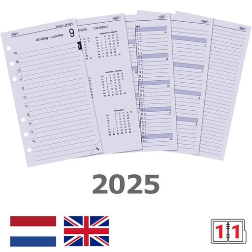 [336030] Agendavulling 2027 Kalpa Personal 1dag/1pagina