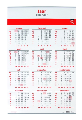 [336037] Jaarkalender 2027 Quantore