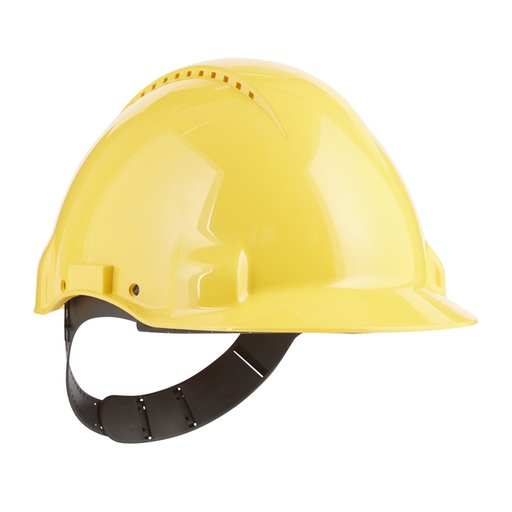 [1419293] Veiligheidshelm 3M 53-62cm Uvicator en pinverstelling geel