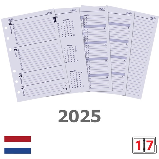 [336063] Agendavulling 2027 Kalpa Senior 7dagen/2pagina's