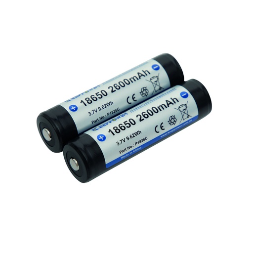 [1420090] Accu 18650-26H, PCB beschermd, 2600mAh, 3,7V