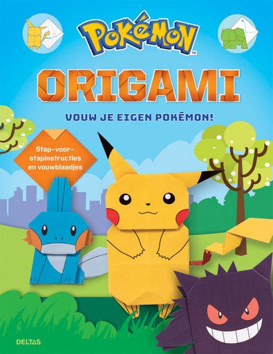 [1420144] Origamiboek Deltas Pokémon