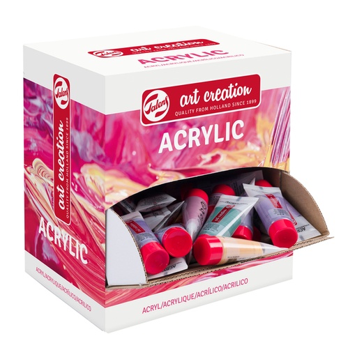 [1420272] Acrylverf Talens Art Creation Pastel 12ml dispenser 100 stuks assorti