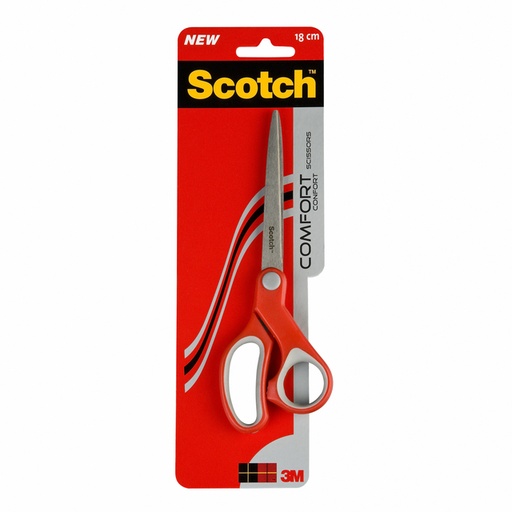 [337042] Schaar Scotch 20cm comfort rood blister