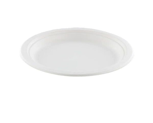 [1421055] Bord IEZZY Ø170mm suikerriet 50 stuks wit