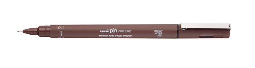 [1421110] Fineliner Uni-ball Pin 0.1mm sepia