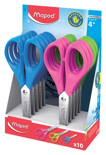 [337072] Kinderschaar Maped Essentials 13cm links assorti