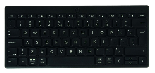 [1421795] Toetsenbord HP 355 compact multi-device Qwerty zwart