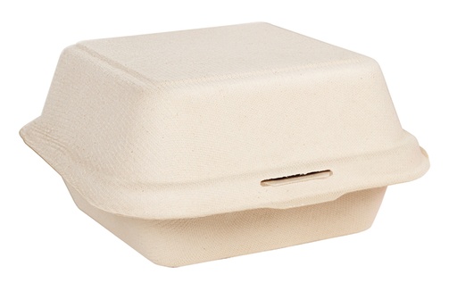 [1423004] Hamburgerbox IEZZY Maxi IP suikerriet beige 50 stuks