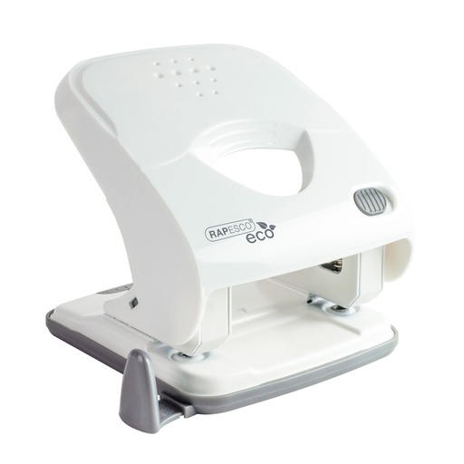 [1423068] Perforator Rapesco Germ-Savvy Less Effort Eco X5-40ps antibacterieel 2-gaats wit