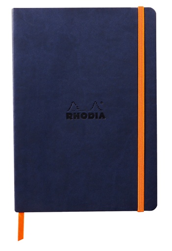[1423112] Notitieboek Rhodia A5 lijn 80 vel 90gr nachtblauw