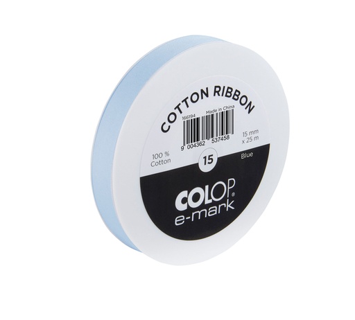 [1423333] Lint Colop E-mark 15mmx25m blauw