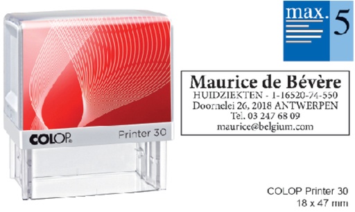 [351024] Tekststempel Colop Printer 30 personaliseerbaar