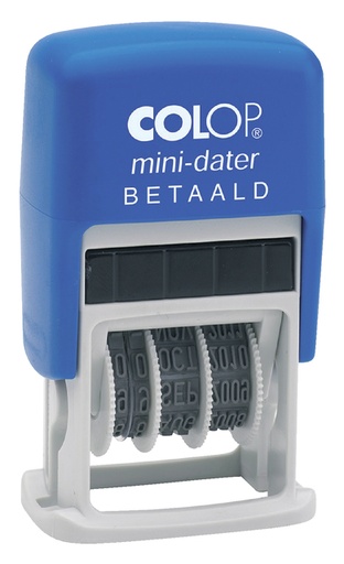 [351027] Woord-datumstempel Colop Printer Mini S 160/L betaald