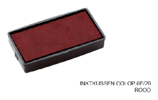 [351103] Stempelkussen Colop E/20 rood