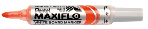 [1429691] Whiteboardmarker Pentel MWL5M Maxiflo rond 3mm oranje
