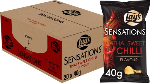 [1429838] Chips Lay's Sensations Thai sweet chilli zak 40gr