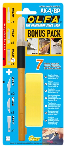 [1429995] Precisiesnijmes Olfa AK-4 Pro blister à 1 stuk