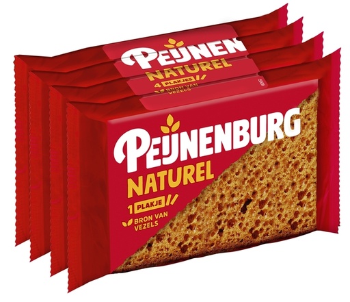 [1430225] Koek Peijnenburg naturel zonder toegevoegde suiker 4-pack