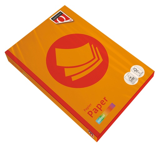 [129256] Kopieerpapier Quantore Colour A4 80gr oranje 500 vel