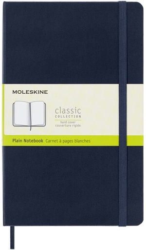 [011632] Notitieboek Moleskine large 130x210mm blanco hard cover sapphire blue