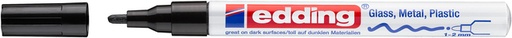 [1432905] Viltstift edding 751 lakmarker creatief rond 1-2mm zwart