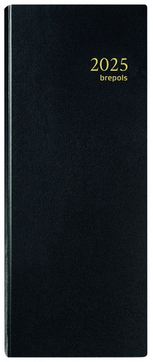 [900004] Agenda 2026 Brepols Saturnus Lima 1dag/1pagina zwart